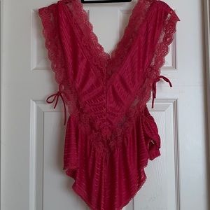 Vintage Elissia teddy hot pink SZM